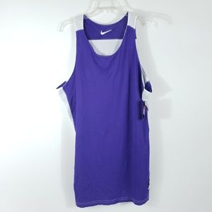 Nike XXL Dri Fit Purple Basketball Jersey Womens